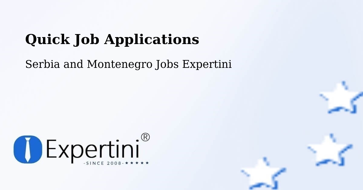 Quick Apply Feature – Cranbrook - Serbia and Montenegro Jobs Expertini